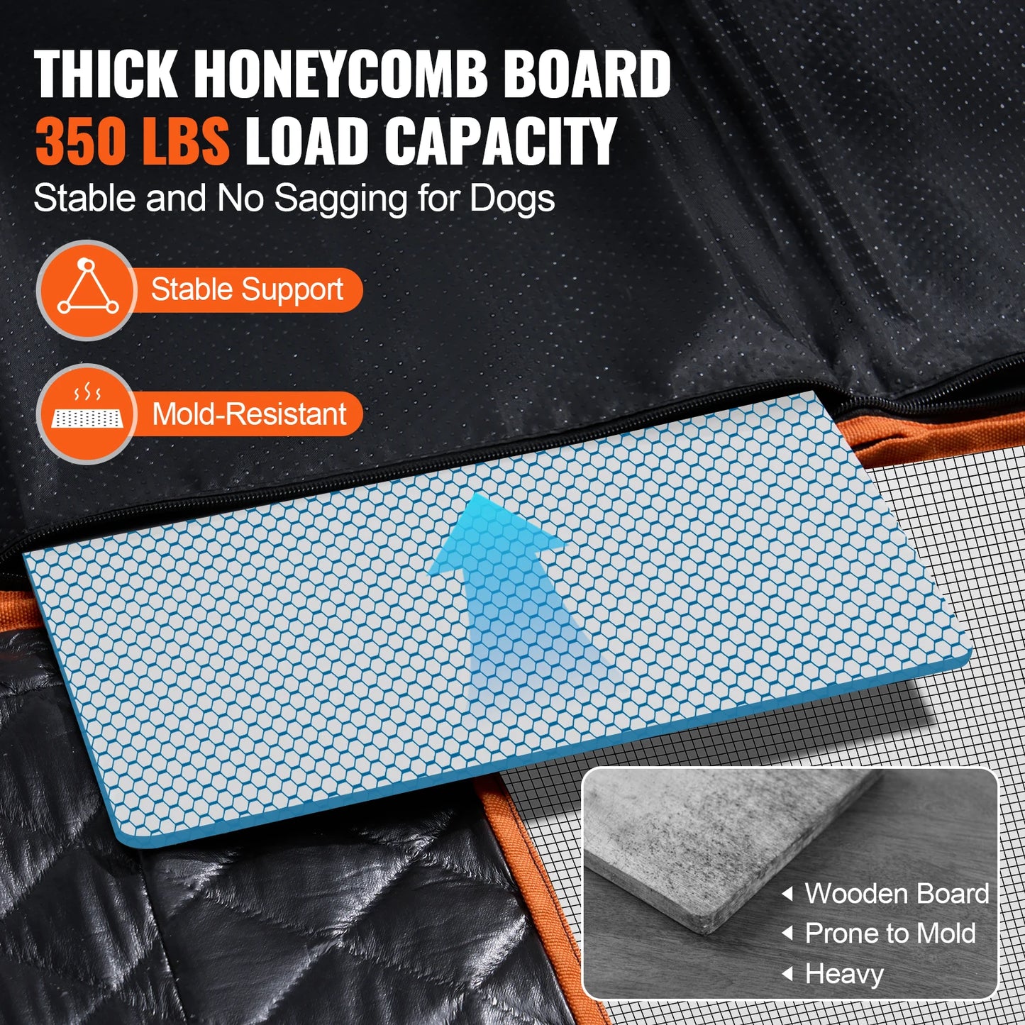HEAVY-DUTY Dog Seat Cover w/ Pockets